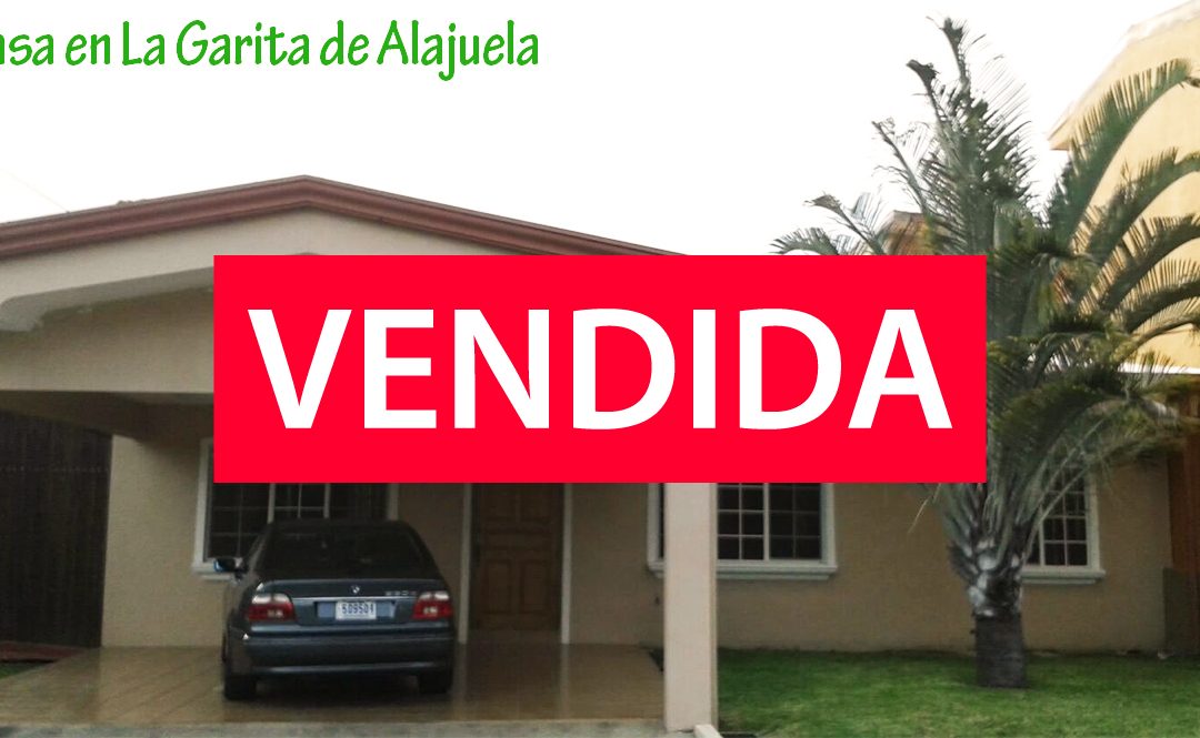 VENDIDA / Linda casa 3 cuartos en OFERTA en La Garita #1009